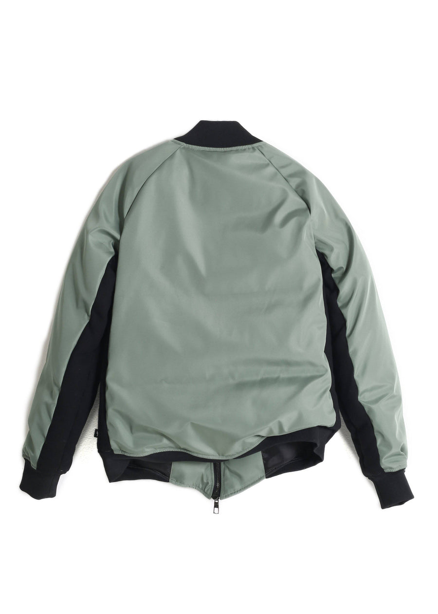 Konus Men's Bomber Jacket with Hidden Pocket in Olive - shopatkonus