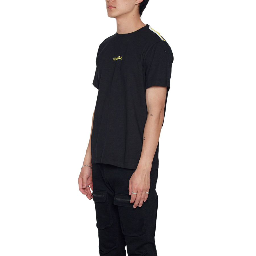 Konus Men's Shoulder Tape Tee in Black