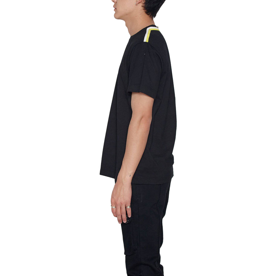 Konus Men's Shoulder Tape Tee in Black