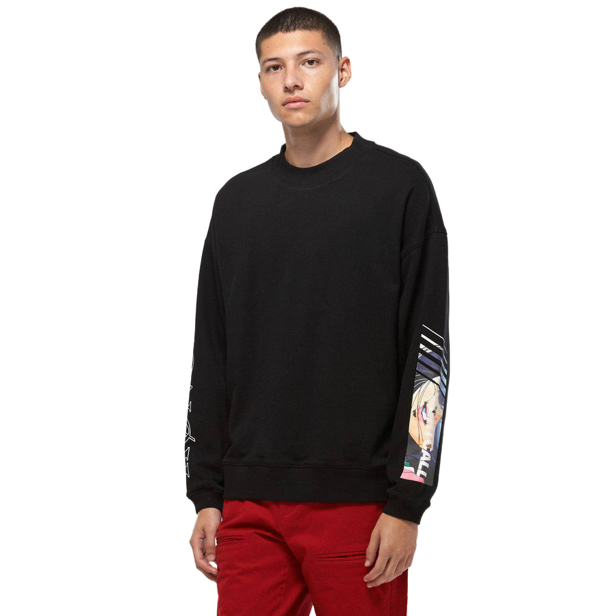 Konus Men's Oversize Sweatshirt In Black - shopatkonus