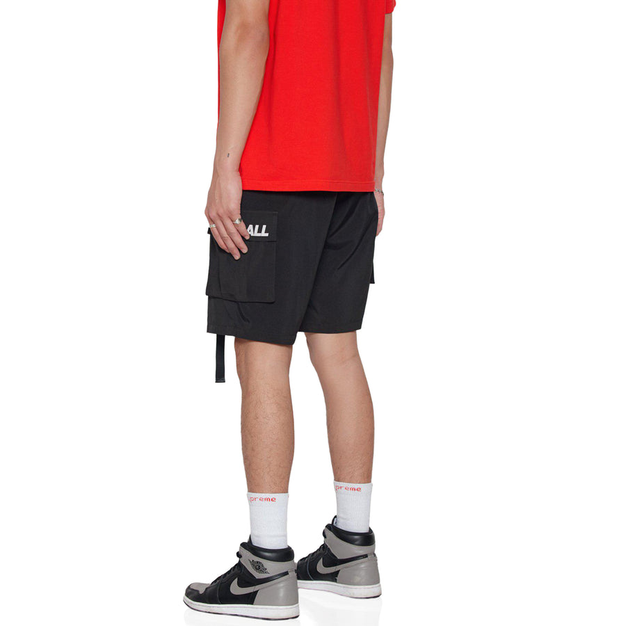 Konus Men's Cargo Shorts in Black - shopatkonus