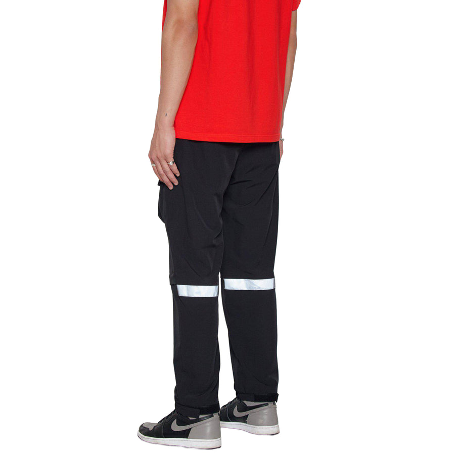 Konus Men's Reflective Wind Cargo Pants in Black - shopatkonus