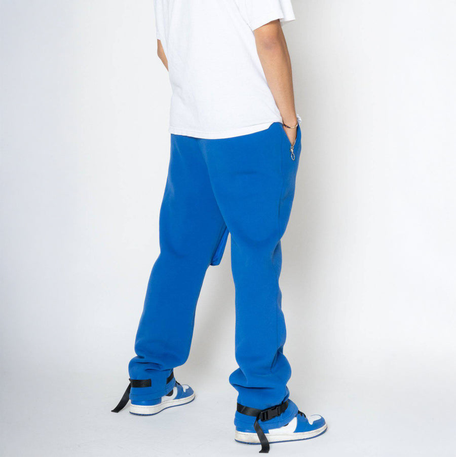 Konus Men's Bellow Pocket Sweatpants in Blue - shopatkonus