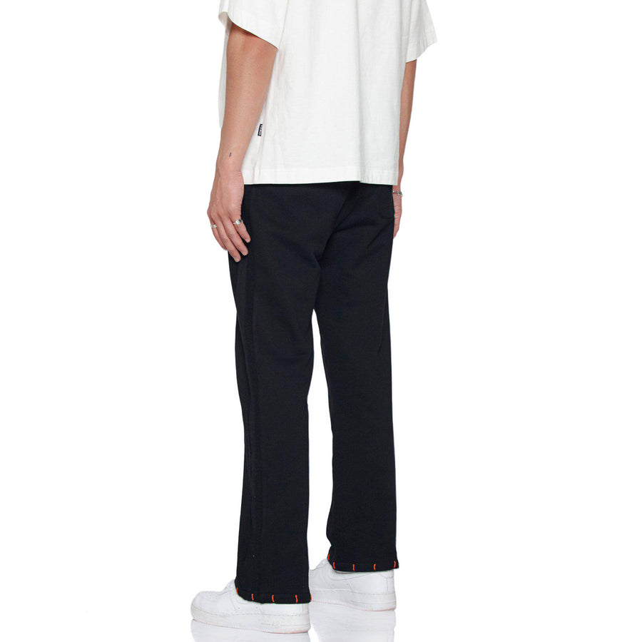 Konus Men's Wide Leg Sweatpants in Black - shopatkonus