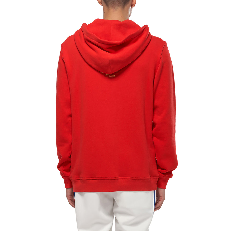 Konus Men's Graphic Pullover Hoodie in Red - shopatkonus