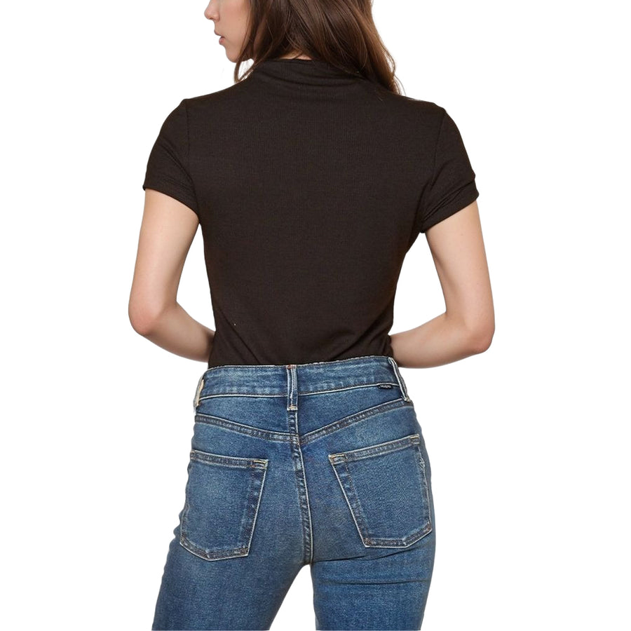 Women's Ribbed Funnel Bodysuit