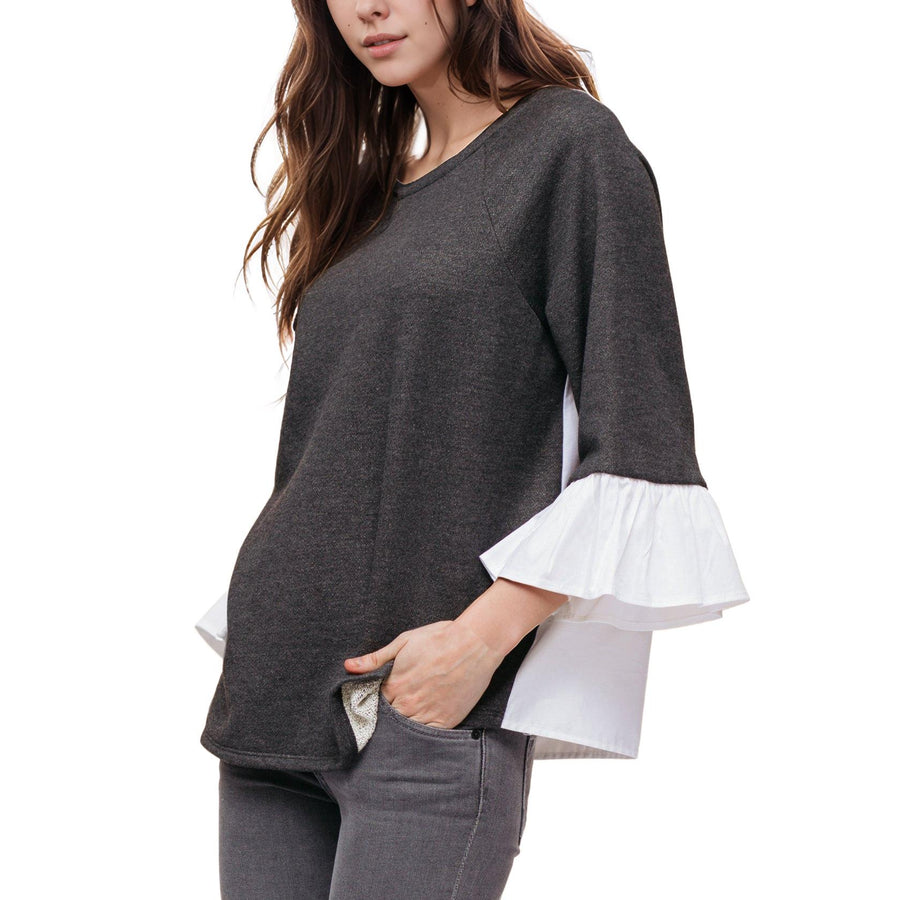 Women's Bell Sleeve Sweatshirt