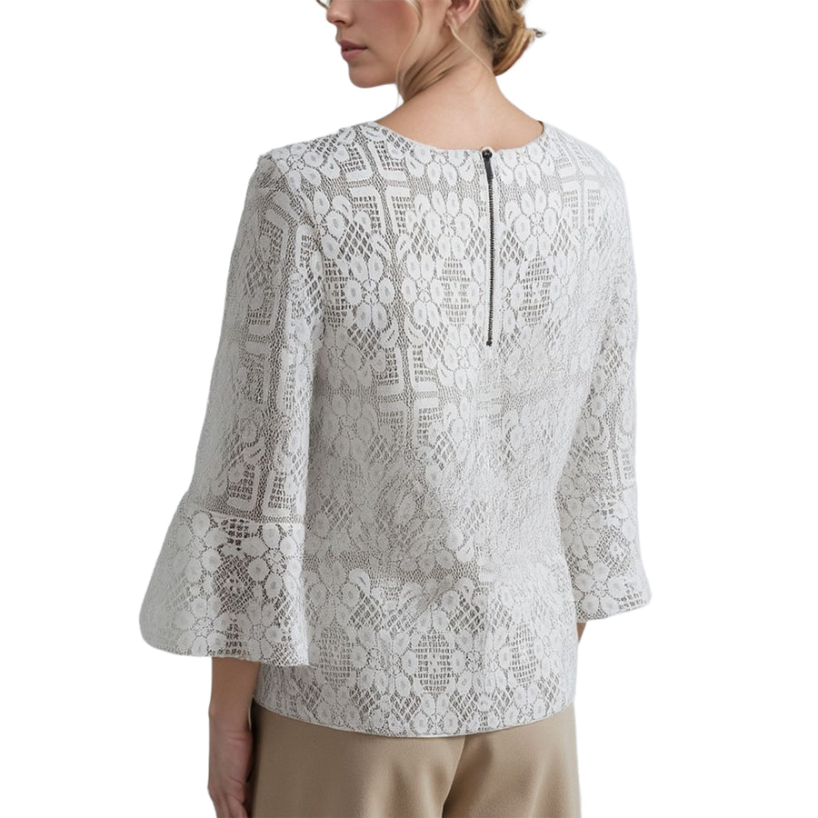 CLOSEOUT Women's Lace Textured Tunic Top