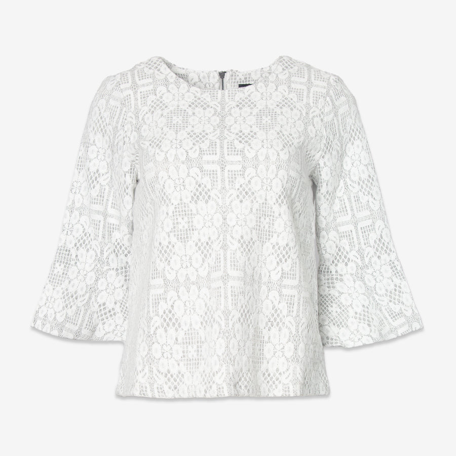 CLOSEOUT Women's Lace Textured Tunic Top