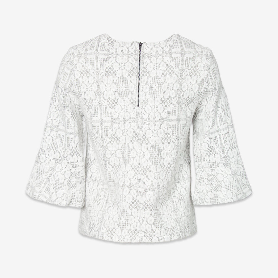 CLOSEOUT Women's Lace Textured Tunic Top