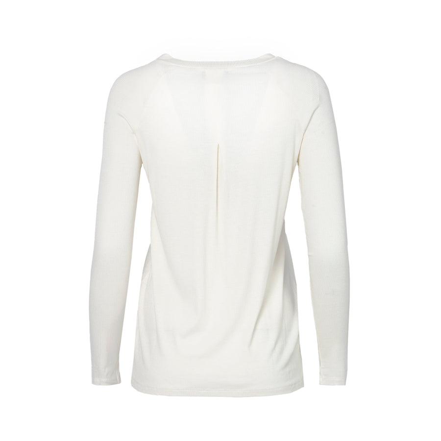 CLOSEOUT Women's Lace Up Split Neck Top