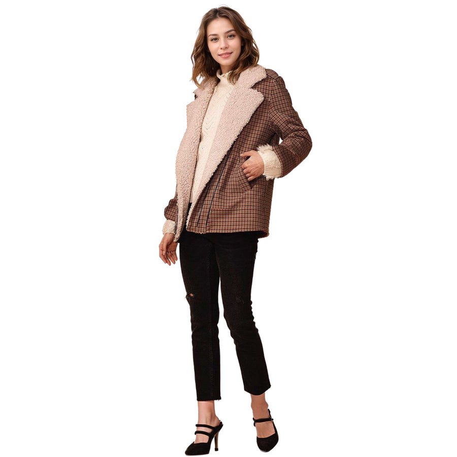 Women's Asymmetrical Zip Front Coat