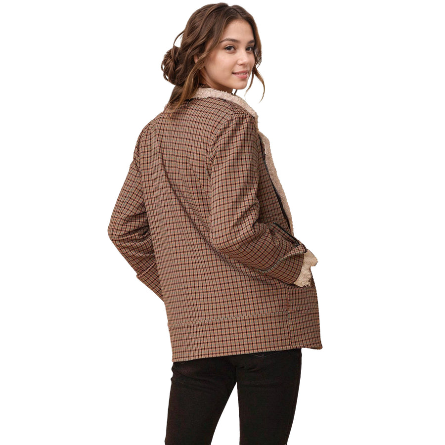 Women's Asymmetrical Zip Front Coat