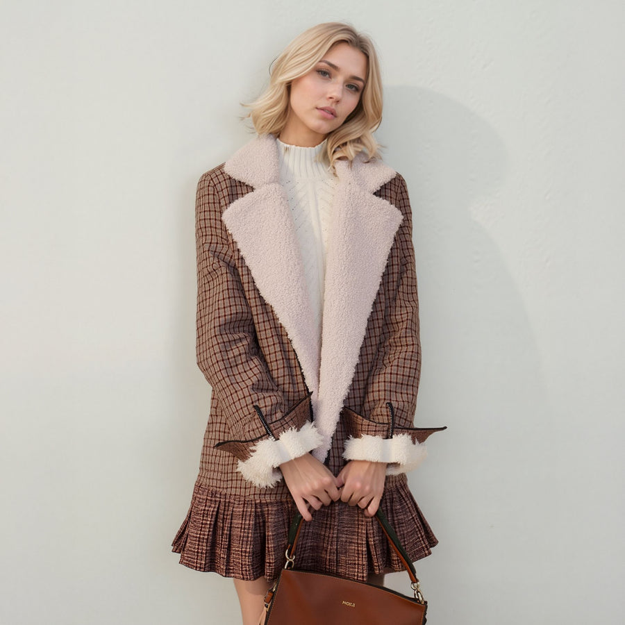 Women's Asymmetrical Zip Front Coat