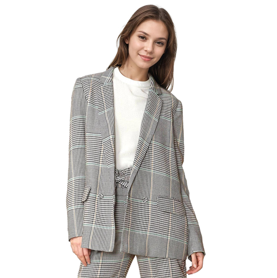 Women's Glen Plaid Blazer in Fall Glen