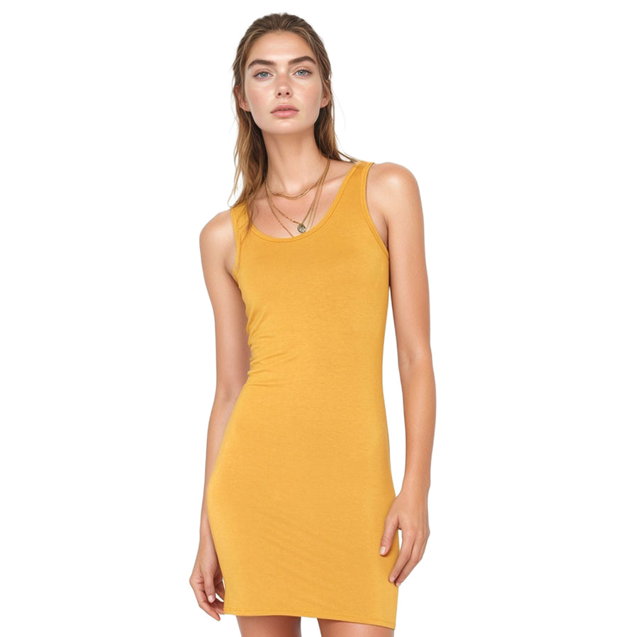 Women's Basic Scoop Neck Dress