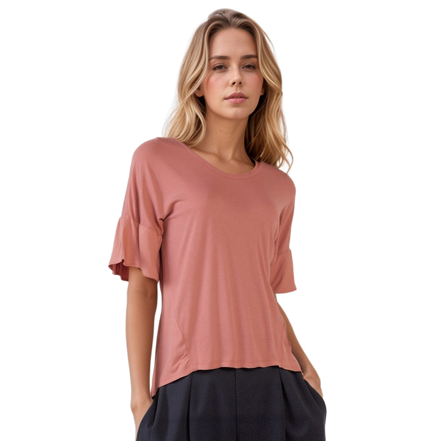 CLOSEOUT Womens Hi-Lo Oversized Tunic Top