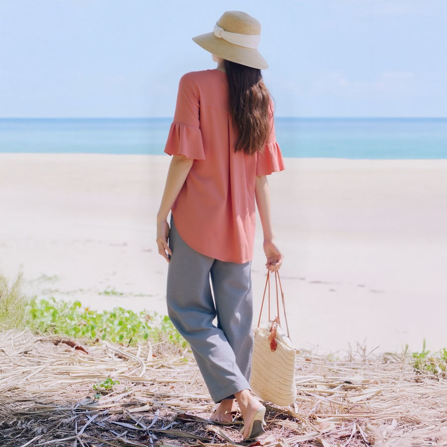 CLOSEOUT Womens Hi-Lo Oversized Tunic Top