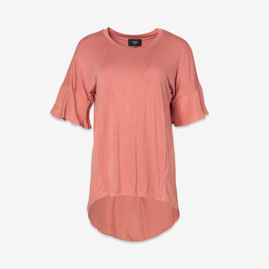 CLOSEOUT Womens Hi-Lo Oversized Tunic Top