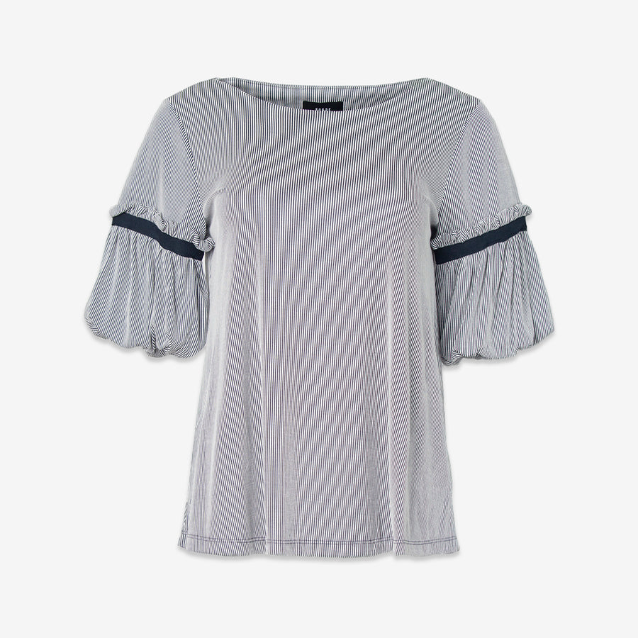 CLOSEOUT Womens Striped Knit Top