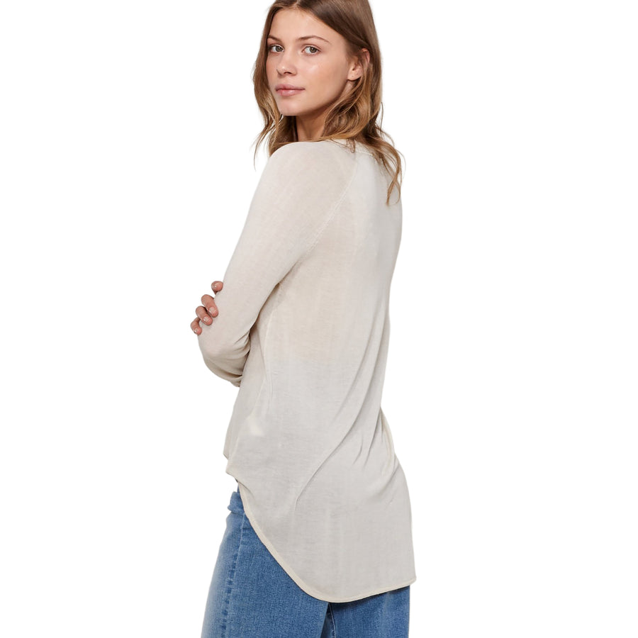 Women's Wrap Hem Sweater In Monroe - shopatkonus