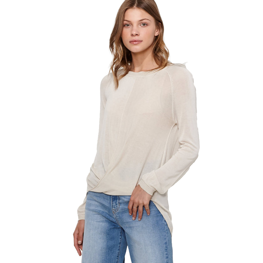 Women's Wrap Hem Sweater In Monroe - shopatkonus