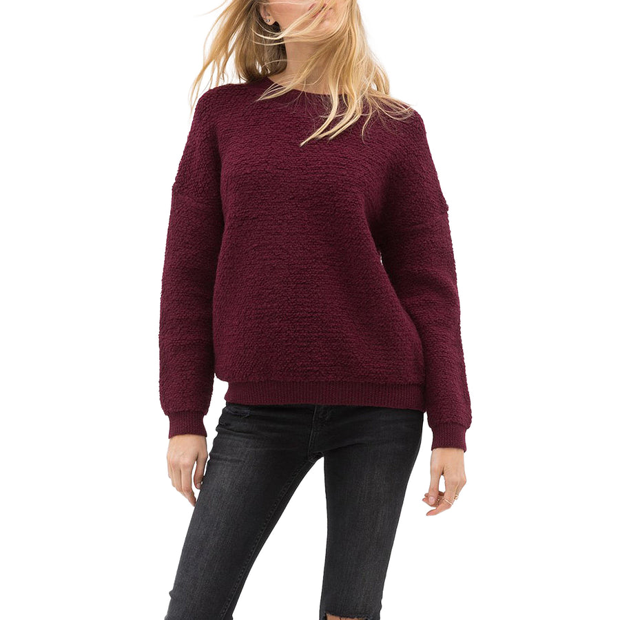 Rag Wool Knit Crew Neck Sweater - shopatkonus