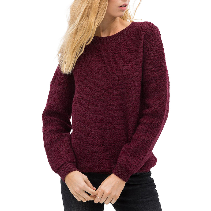 Rag Wool Knit Crew Neck Sweater - shopatkonus