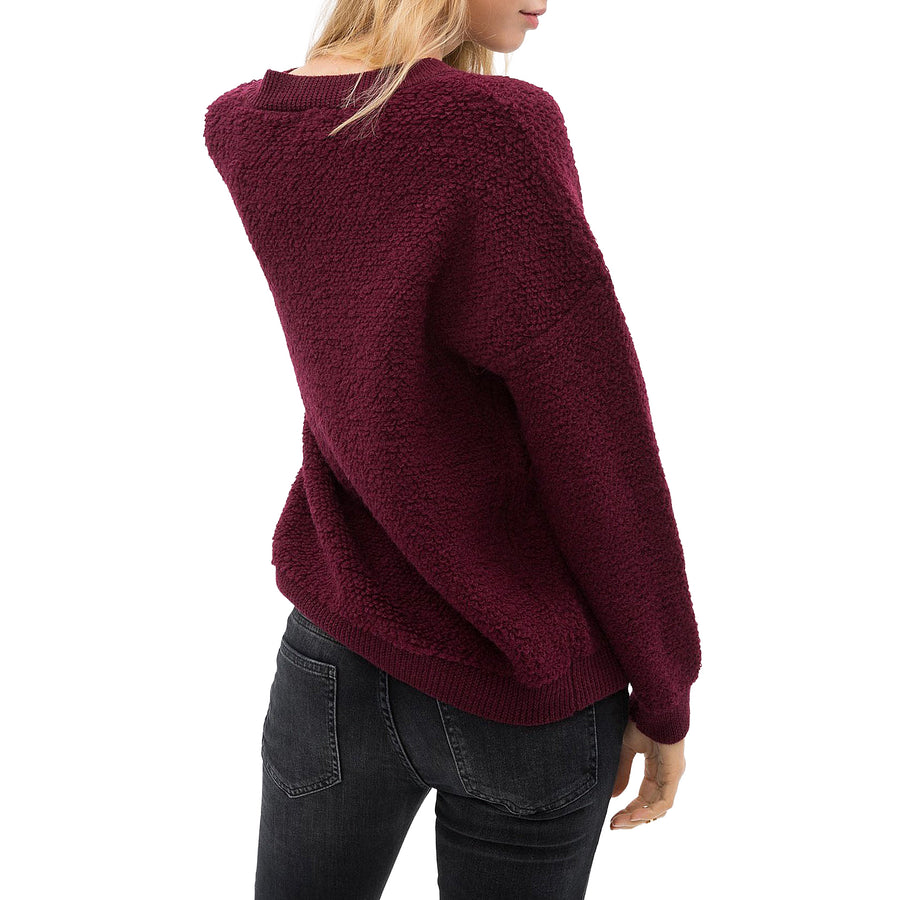Rag Wool Knit Crew Neck Sweater - shopatkonus