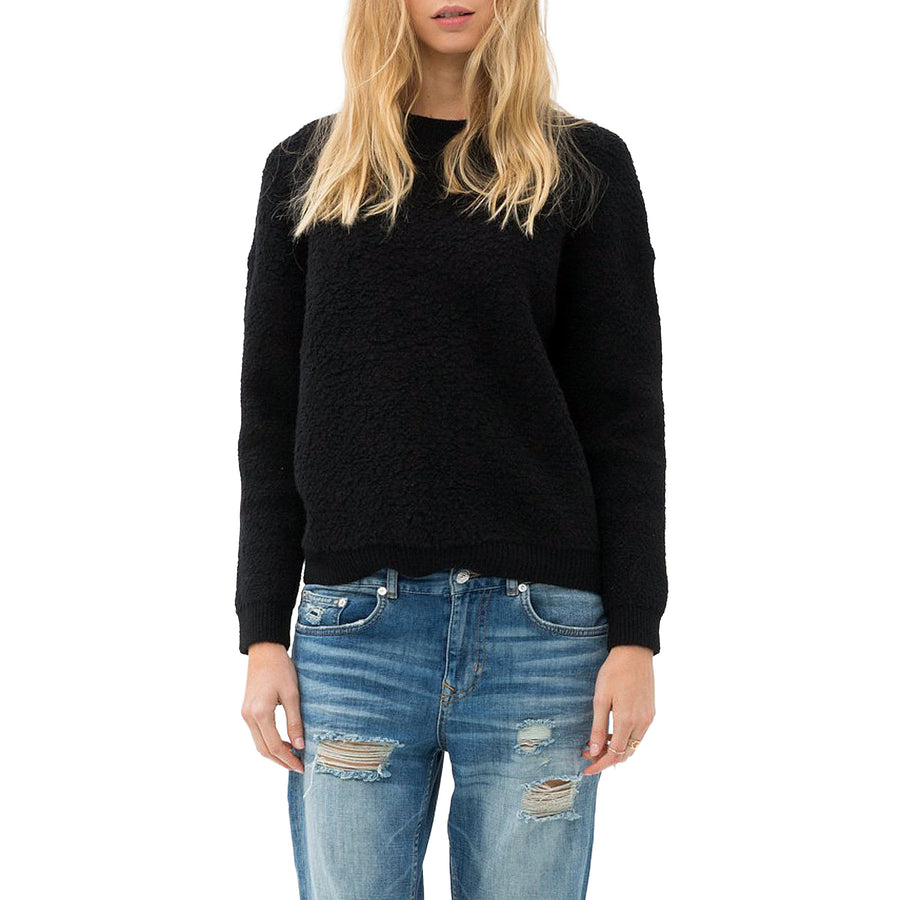 Rag Wool Knit Crew Neck Sweater - shopatkonus