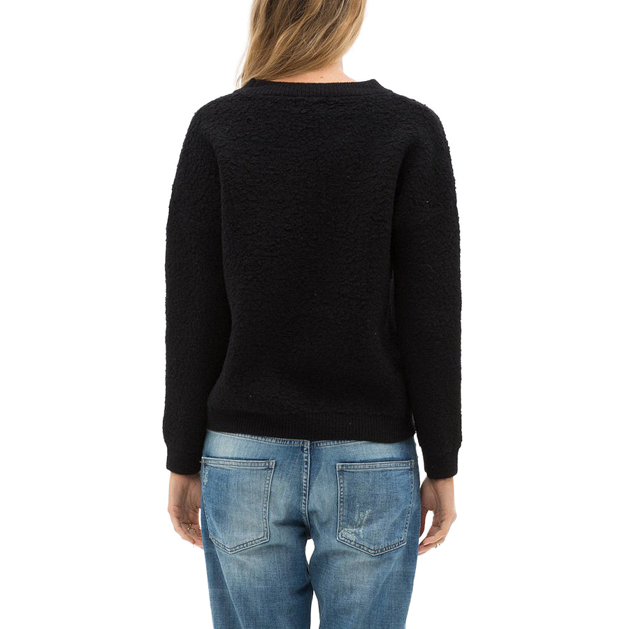 Rag Wool Knit Crew Neck Sweater - shopatkonus