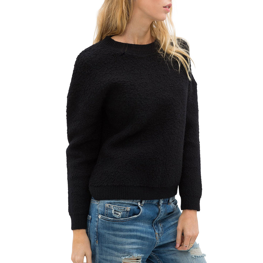Rag Wool Knit Crew Neck Sweater - shopatkonus