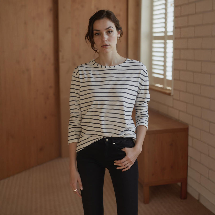 Women's Striped Light Top - shopatkonus