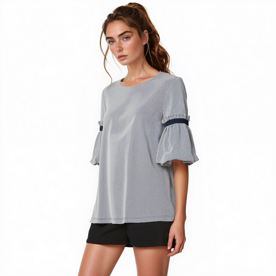 Womens Striped Knit Top - shopatkonus