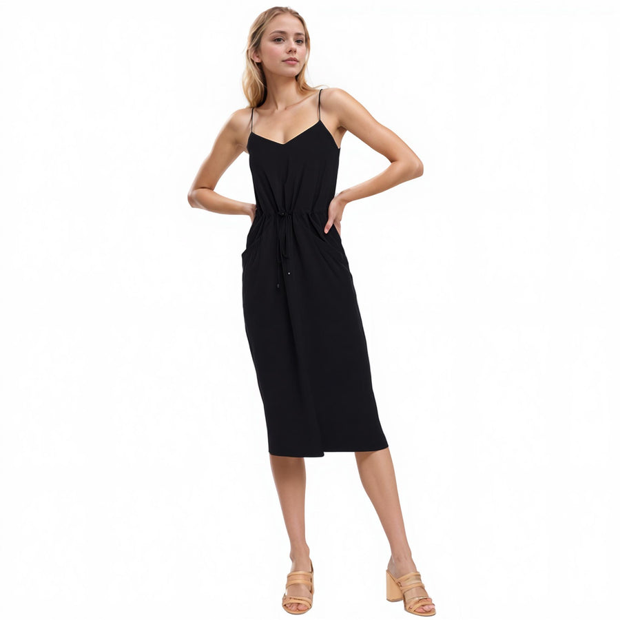 Ro & De Women's Cami Midi Dress In Black - shopatkonus