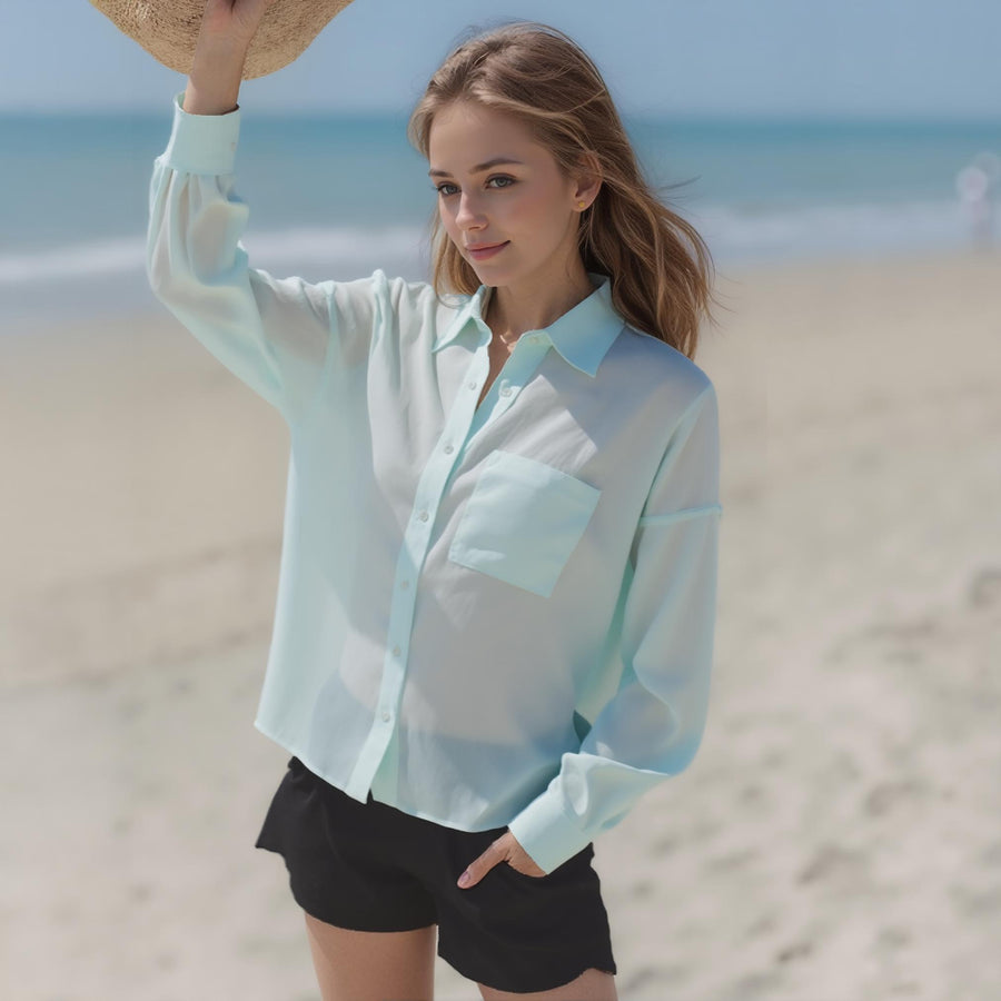 Ro & De Women's Printed Shirt Blouse - shopatkonus