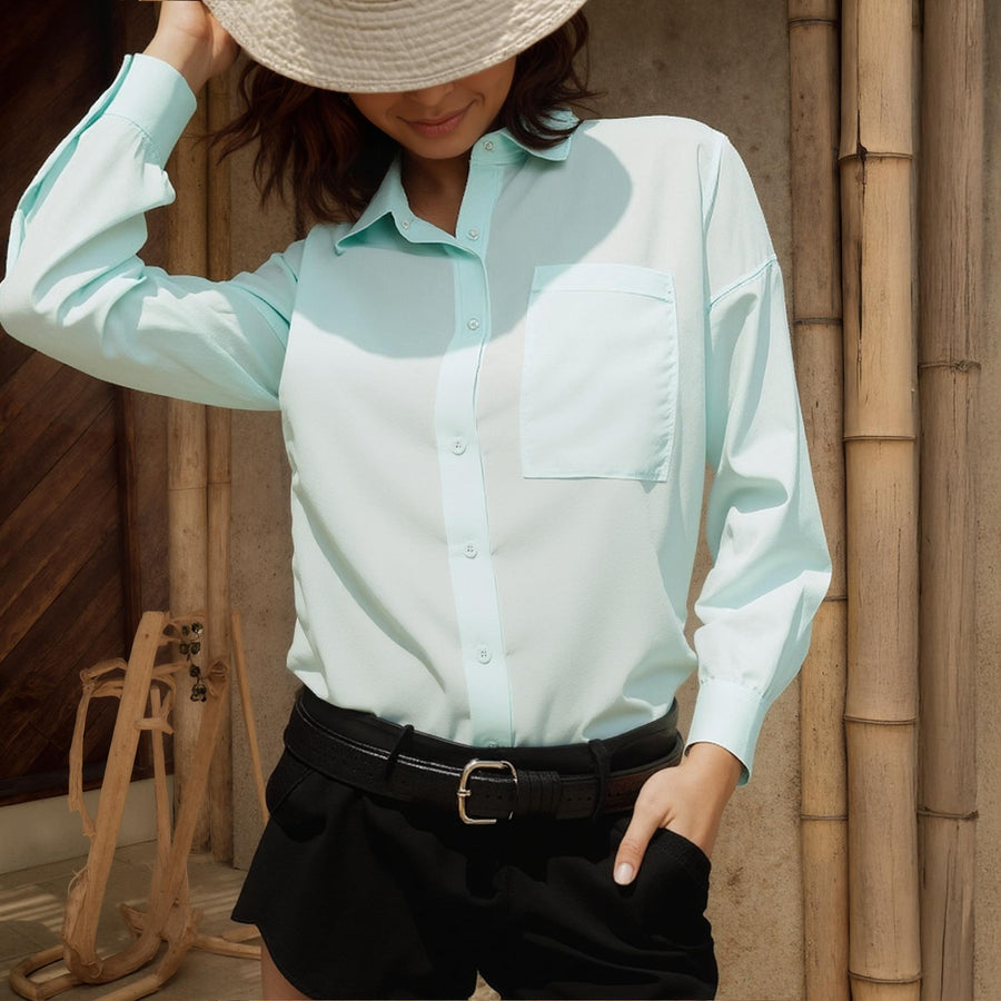 Ro & De Women's Printed Shirt Blouse - shopatkonus