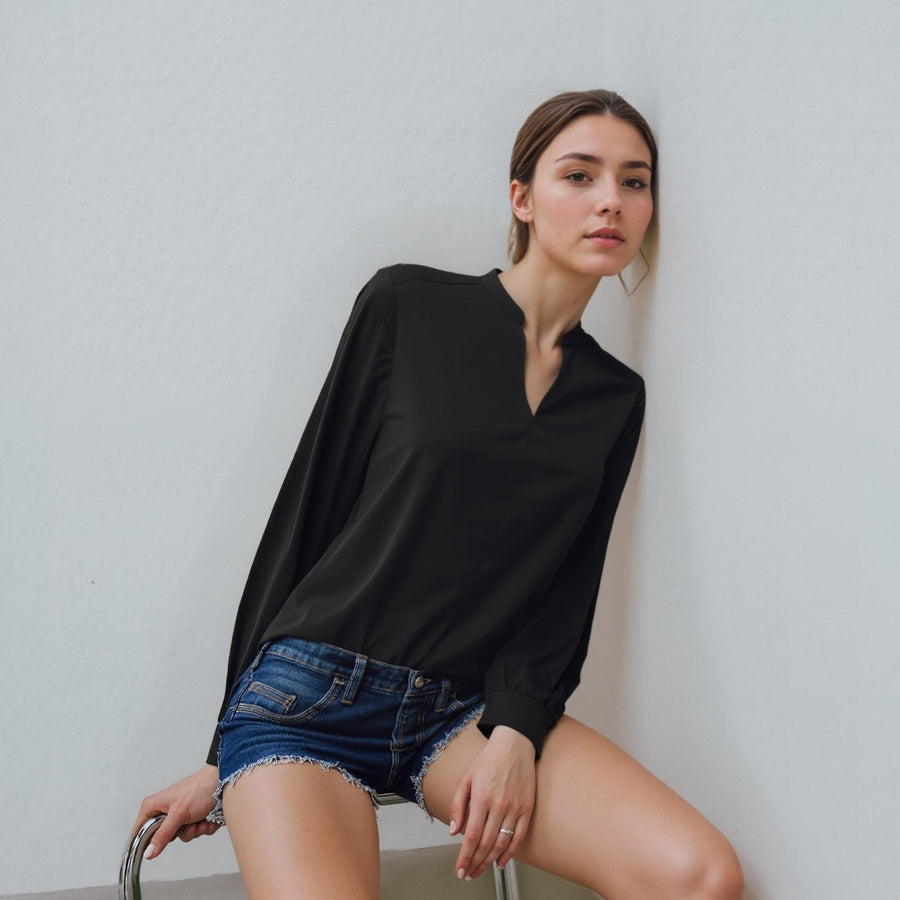 Women's Lace Back Blouse - shopatkonus