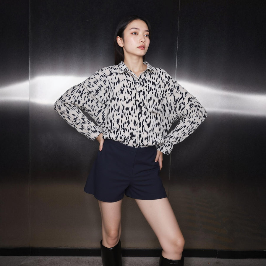 Women's Printed Shirt Blouse - shopatkonus