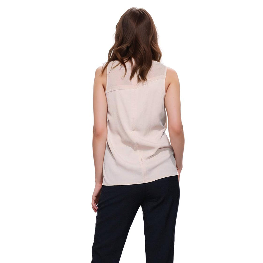 Women's Sleeveless Layered Blouse - shopatkonus
