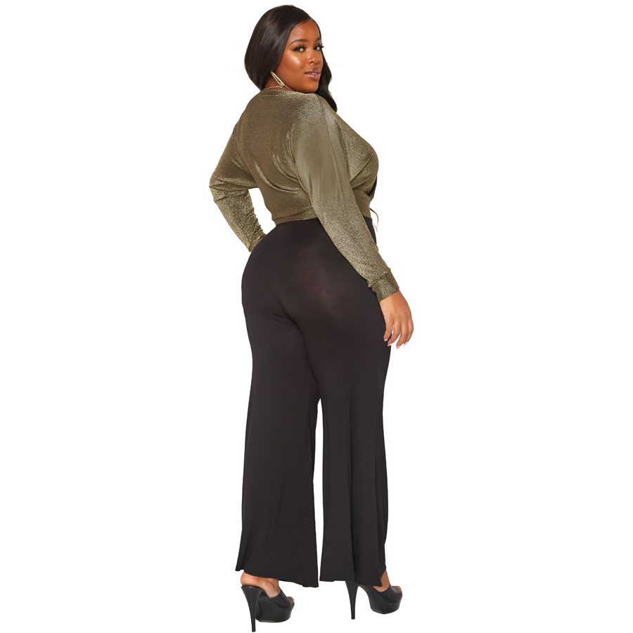 Women's Plus Size Active Flare Leggings - shopatkonus