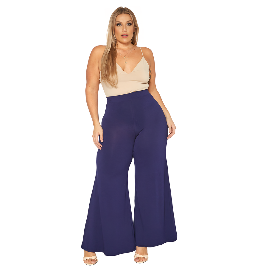 Women's Plus Size Active Flare Leggings - shopatkonus