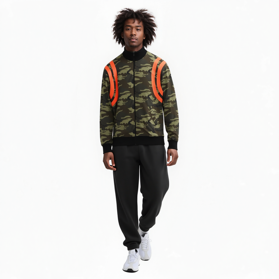 Blank State Men's Track Jacket in Camo - shopatkonus