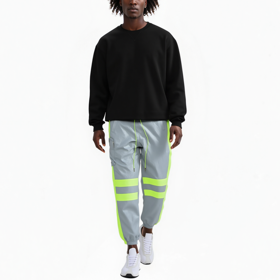 Blank State Men's X1 Cargo Pants in Grey[Reflective] - shopatkonus