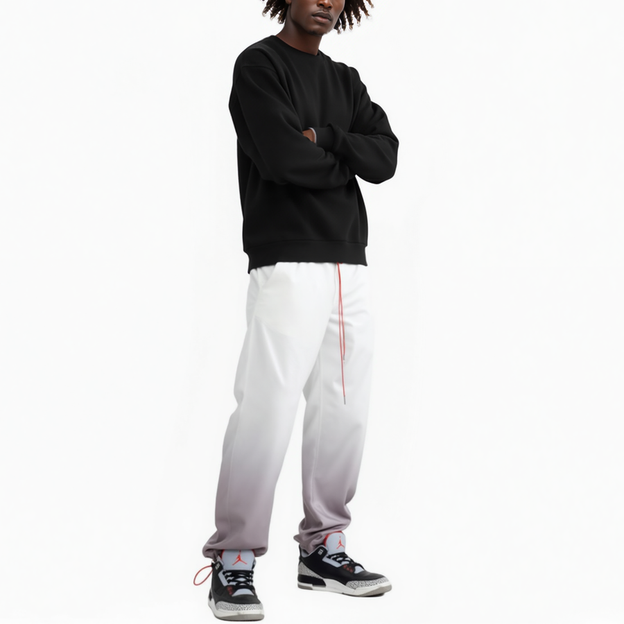 Blank State Men's 3 Stopper Swishy Pants in White Grey - shopatkonus