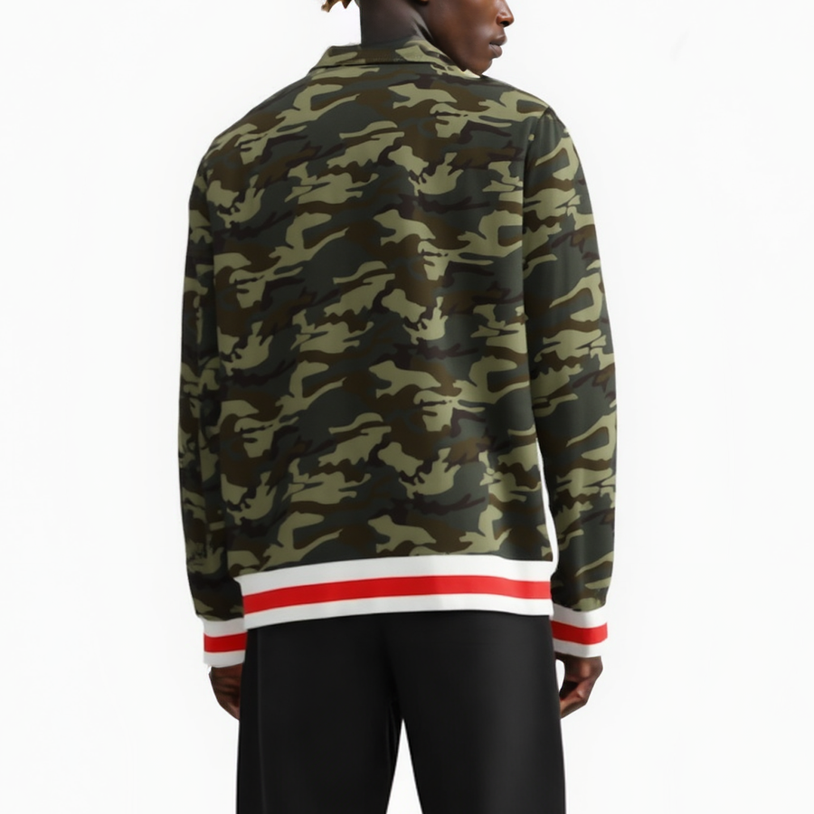 Blank State Men's Track Jacket in Camo - shopatkonus