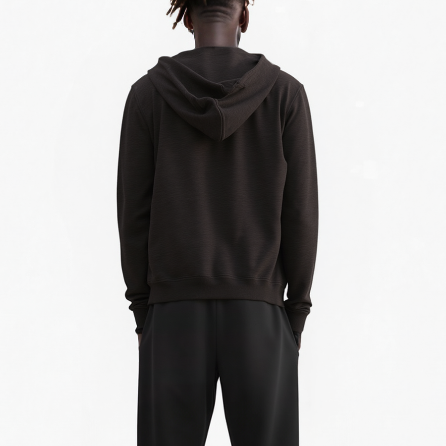 Konus Men's Vulture Print Hoodie in Black - shopatkonus