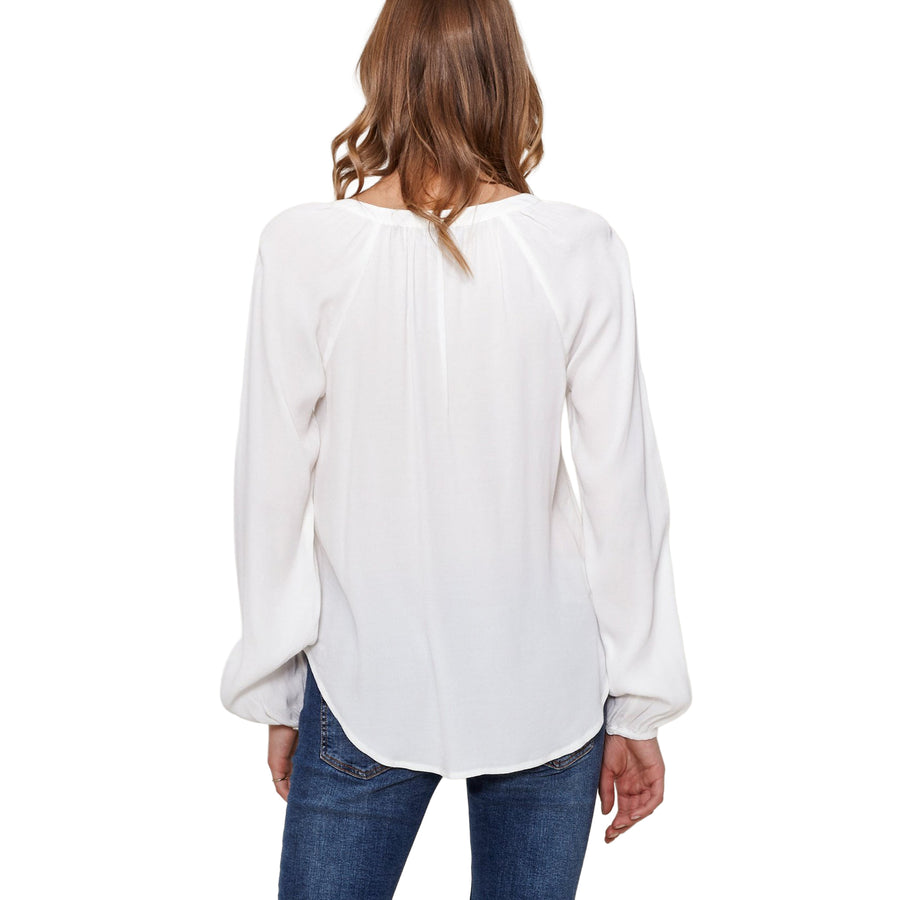 Ro & De Women's Lace Up Blouse - shopatkonus
