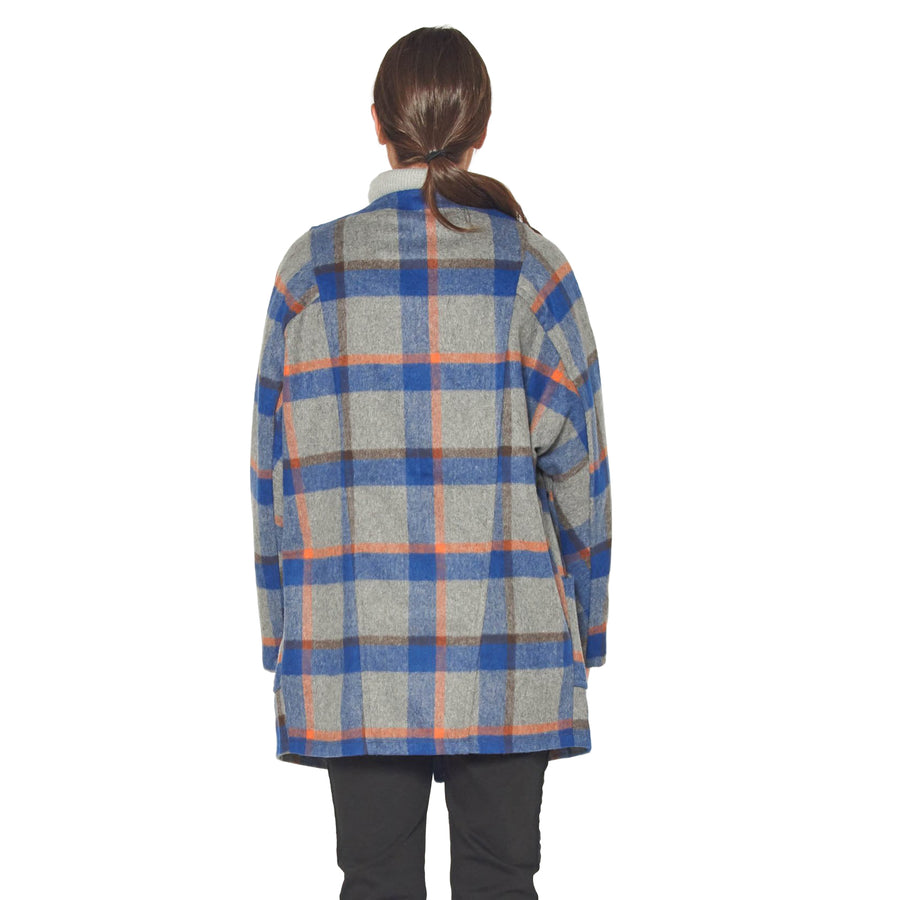 Women's Wool Blended Oversized Coat - shopatkonus