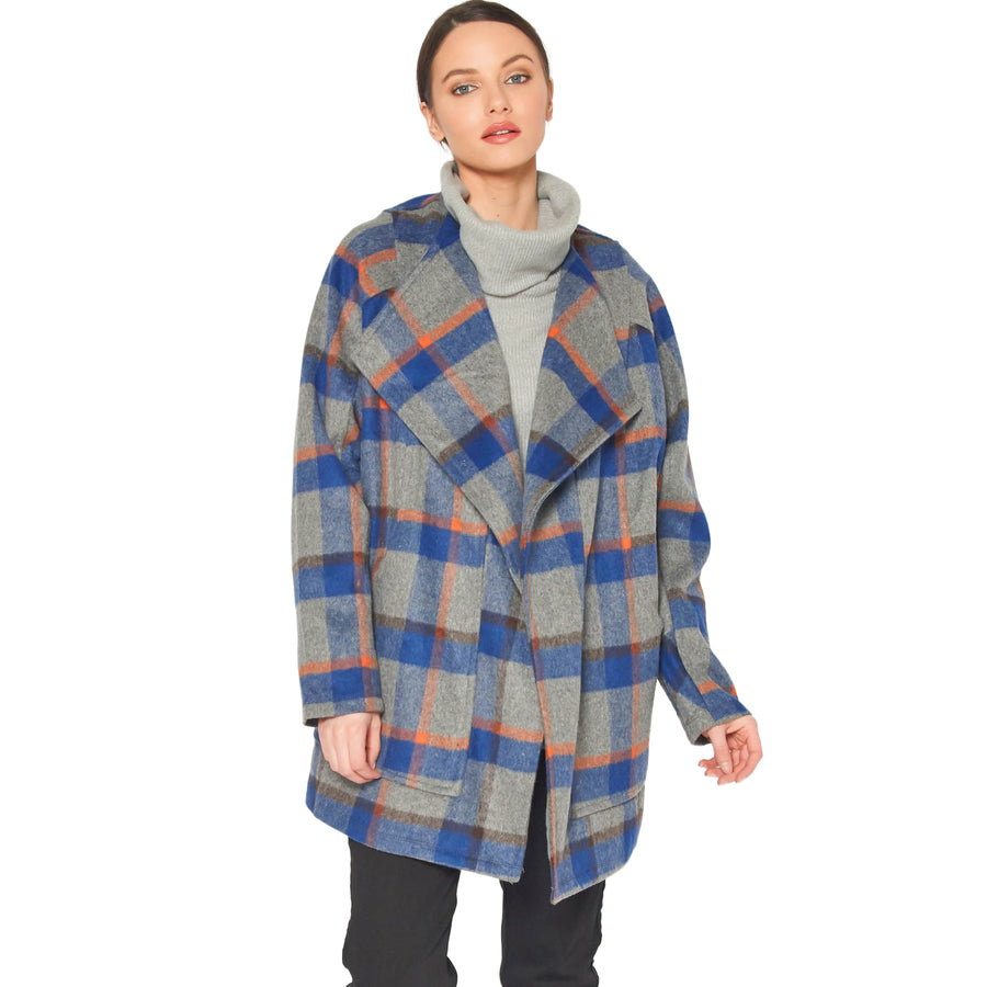 Women's Wool Blended Oversized Coat - shopatkonus